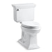 KOHLER 3817-U Memoirs Stately Two-piece elongated 1.28 gpf chair height toilet with insulated tank