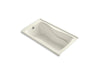 KOHLER K-1219-L Hourglass 32 60" x 32" alcove bath with integral flange and left-hand drain
