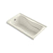 KOHLER K-1219-L Hourglass 32 60" x 32" alcove bath with integral flange and left-hand drain
