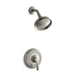 KOHLER TS12014-4-BN Fairfax Rite-Temp(R) Shower Valve Trim With Lever Handle And 2.5 Gpm Showerhead in Vibrant Brushed Nickel