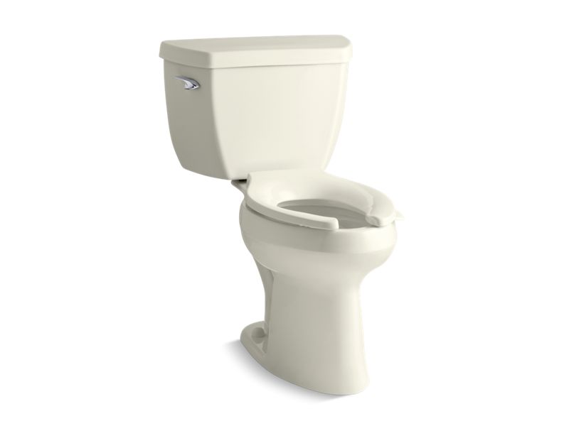 KOHLER 3493-96 Highline Classic Comfort Height Two-Piece Elongated 1.6 Gpf Toilet in Biscuit