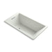 KOHLER K-1173-VB Underscore 66" x 36" drop-in VibrAcoustic bath with end drain