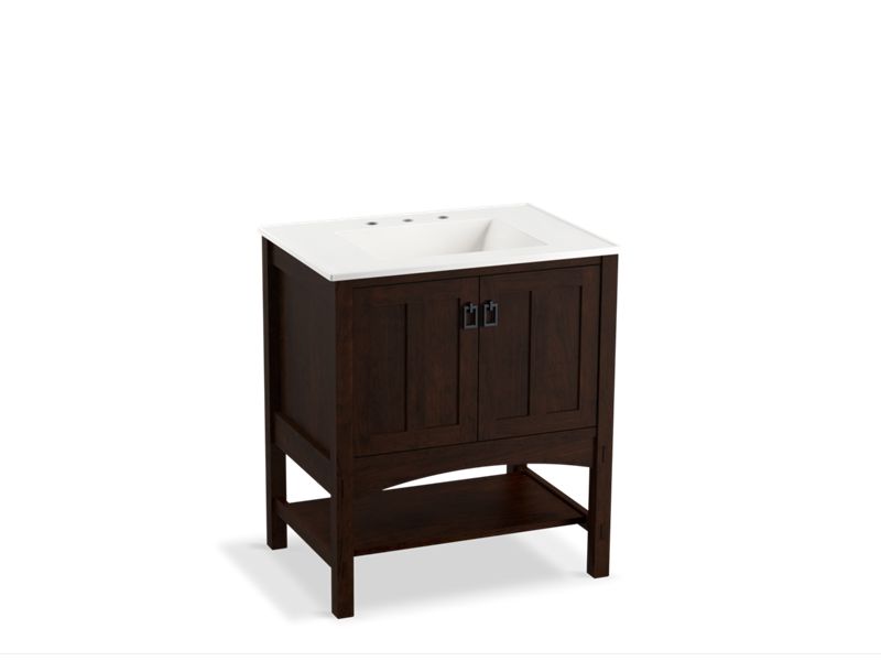 KOHLER K-99553-1WB Marabou 30" bathroom vanity cabinet with 2 doors