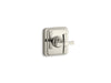 KOHLER T13174-3B-SN Pinstripe Valve Trim With Cross Handle For Volume Control Valve, Requires Valve in Vibrant Polished Nickel