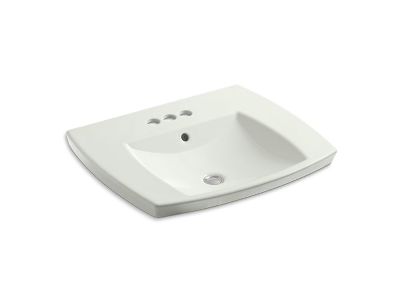 KOHLER K-2381-4-NY Kelston Drop-in bathroom sink with 4" centerset faucet holes