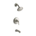 KOHLER TS5318-4-BN Refinia Rite-Temp Bath And Shower Trim With 2.5 Gpm Showerhead in Vibrant Brushed Nickel