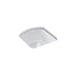 KOHLER K-5848 Napa 18-3/4" x 18-11/16" x 9-5/8" Undermount bar sink with no faucet holes