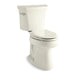 KOHLER 5298-96 Highline Comfort Height Two-Piece Elongated 1.0 Gpf Chair Height Toilet in Biscuit