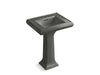 KOHLER 2238-4 Memoirs Classic 24" pedestal bathroom sink with 4" centerset faucet holes