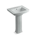 KOHLER 2359-4 Archer Pedestal bathroom sink with 4" centerset faucet holes