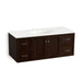 KOHLER K-99522-1WB Damask 48" wall-hung bathroom vanity cabinet with 2 doors and 4 drawers