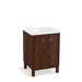 KOHLER K-99500-LG-1WE Jacquard 24" bathroom vanity cabinet with furniture legs and 2 doors