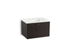 KOHLER K-99541-L-1WK Jute 30" wall-hung bathroom vanity cabinet with 1 door and 1 drawer on left
