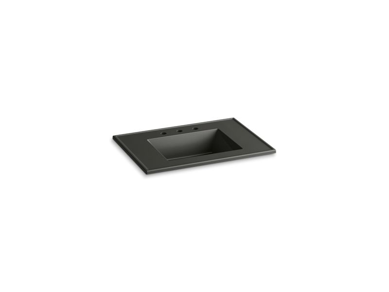 KOHLER K-2779-8 Ceramic/Impressions 31" Vitreous china vanity top with integrated rectangular sink