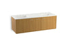 KOHLER K-99548-SD-1WN Jute 60" wall-hung bathroom vanity cabinet with 2 doors and 1 split drawer