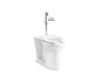 KOHLER K-PR25042-T4HS Modflex Adjust-a-Bowl Antimicrobial toilet with Mach Tripoint touchless 1.28 gpf HES-powered flushometer