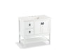 KOHLER K-99556-L-1WA Marabou 36" bathroom vanity cabinet with 2 doors and 2 drawers on left
