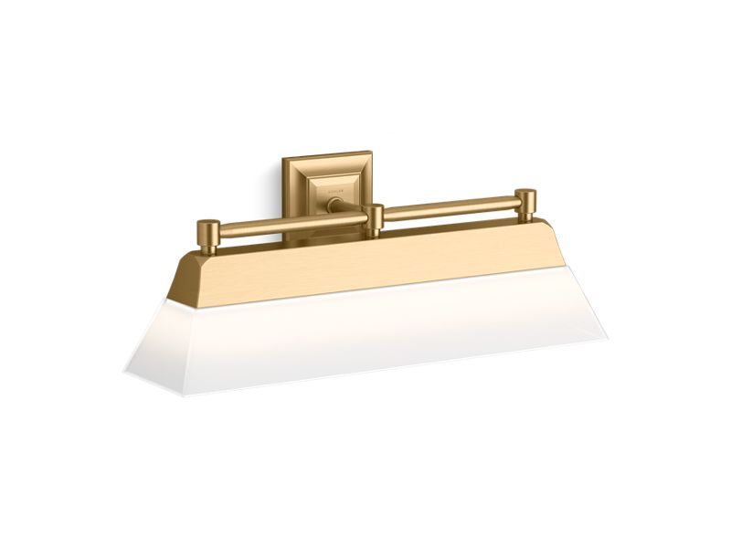 KOHLER 23690-LED-BGL Memoirs 24" Led Sconce in Moderne Brushed Gold
