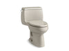 KOHLER K-3615-G9 Gabrielle Comfort Height One-piece compact elongated 1.28 gpf chair height toilet with slow close seat