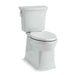 KOHLER 5709-95 Corbelle Comfort Height Continuousclean Two-Piece Elongated 1.28 Gpf Chair Height Toilet With Continuousclean Technology in Ice Grey