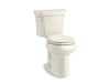 KOHLER 5481-U Highline Two-piece round-front 1.28 gpf chair height toilet with insulated tank