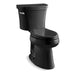 KOHLER K-3949-T Highline Comfort Height Two-piece elongated 1.28 gpf chair height toilet with tank cover locks and 14" rough-in
