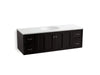 KOHLER K-99523-SD-1WU Damask 60" wall-hung bathroom vanity cabinet with 2 doors and 4 drawers, split top drawer