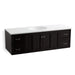 KOHLER K-99523-SD-1WU Damask 60" wall-hung bathroom vanity cabinet with 2 doors and 4 drawers, split top drawer
