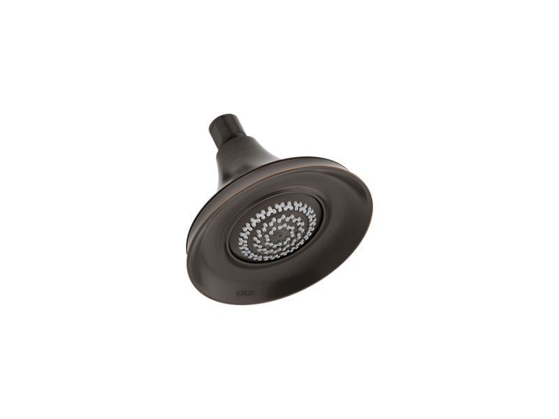 KOHLER 10240-2BZ Fort?? 1.75 Gpm Multifunction Wall-Mount Showerhead With Masterclean(Tm) Spray Nozzle in Oil-Rubbed Bronze
