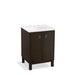 KOHLER K-99500-LG-1WC Jacquard 24" bathroom vanity cabinet with furniture legs and 2 doors