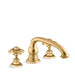 KOHLER K-T98071-3M Artifacts Deck-mount bath prong handle trim