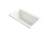 KOHLER K-855-R Tea-for-Two 66" x 36" alcove bath with integral flange and right-hand drain