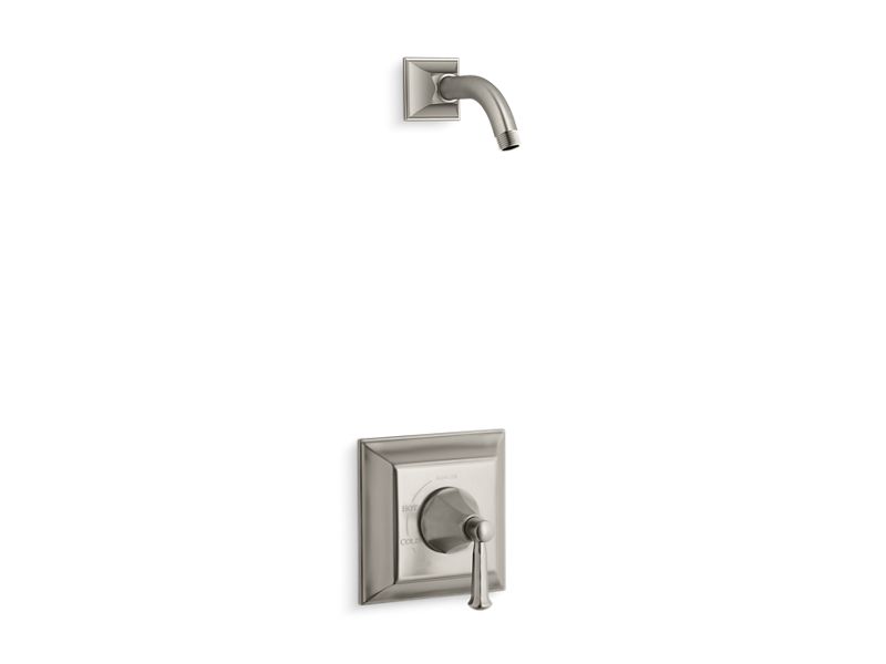 KOHLER TLS462-4S-BN Memoirs Stately Rite-Temp Shower Trim Set With Lever Handle, Less Showerhead in Vibrant Brushed Nickel