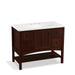 KOHLER K-99568-1WG Marabou 42" bathroom vanity cabinet with 1 door and 4 drawers