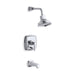 KOHLER K-T16233-4 Margaux Rite-Temp pressure-balancing bath and shower faucet trim with push-button diverter and lever handle, valve not included