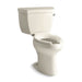 KOHLER 3519-TR Highline Classic Two-piece elongated chair height toilet with tank cover locks
