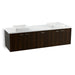 KOHLER K-99550-1WJ Jute 72" wall-hung bathroom vanity cabinet with 4 doors and 1 drawer