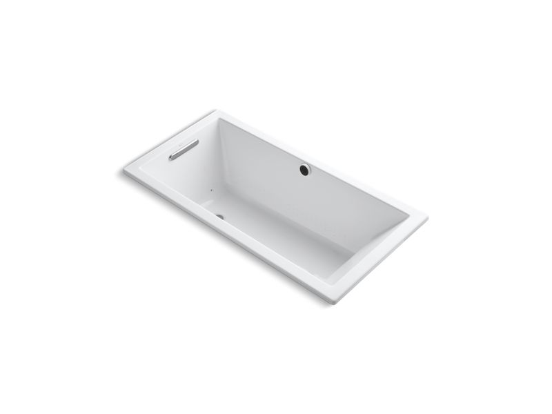KOHLER K-1167-G-0 Underscore Rectangle 60" x 30" drop-in BubbleMassage(TM) Air Bath