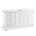 KOHLER K-99523-LG-1WA Damask 60" bathroom vanity cabinet with furniture legs, 2 doors and 6 drawers