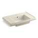 KOHLER K-2758-1-47 Tresham 30" pedestal bathroom sink basin with single faucet hole