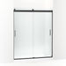 KOHLER K-706012-L Levity Sliding shower door, 74" H x 56-5/8 - 59-5/8" W, with 3/8" thick Crystal Clear glass