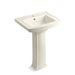 KOHLER 2359-1 Archer Pedestal bathroom sink with single faucet hole
