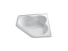 KOHLER K-1160-FH-0 Tercet 60" x 60" whirlpool with integral flange, center drain and heater