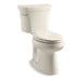 KOHLER 3949-UT-47 Highline Comfort Height Two-Piece Elongated 1.28 Gpf Chair Height Toilet With Tank Cover Locks, Insulated Tank And 14" Rough-In in Almond