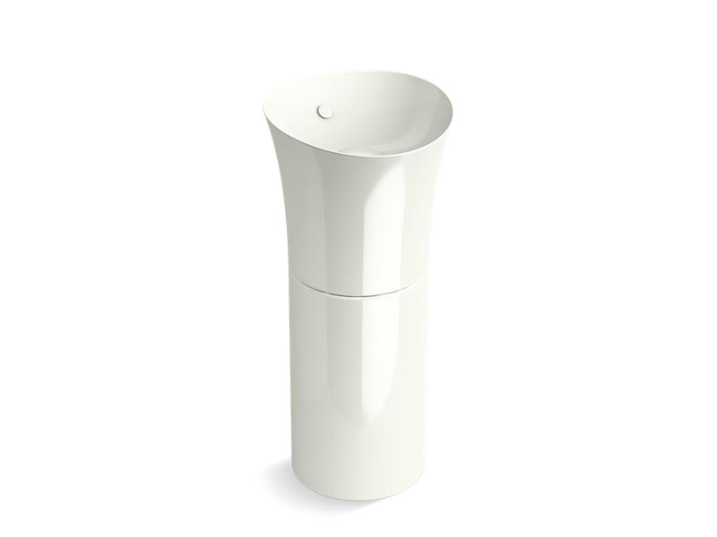 KOHLER 20701-NY Veil Pedestal Bathroom Sink in Dune