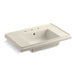 KOHLER K-2758-8-47 Tresham 30" pedestal bathroom sink basin with 8" widespread faucet holes
