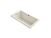 KOHLER K-1168-G-47 Underscore Rectangle 60" x 32" drop-in BubbleMassage(TM) Air Bath