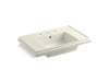 KOHLER K-2758-8-96 Tresham 30" pedestal bathroom sink basin with 8" widespread faucet holes