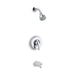 KOHLER K-TS15601-4 Coralais Rite-Temp bath and shower trim set with lever handle, NPT spout and 2.5 gpm showerhead