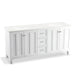 KOHLER K-99525-LGSD-1WA Damask 72" bathroom vanity cabinet with furniture legs, 4 doors and 3 drawers, split top drawer